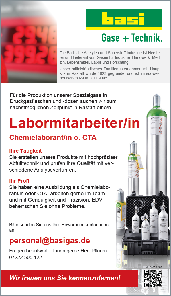 Stellenanzeige